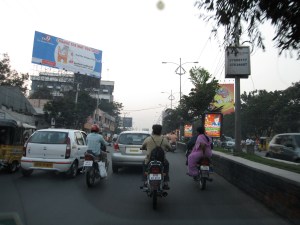 Commuters in Hyderabad